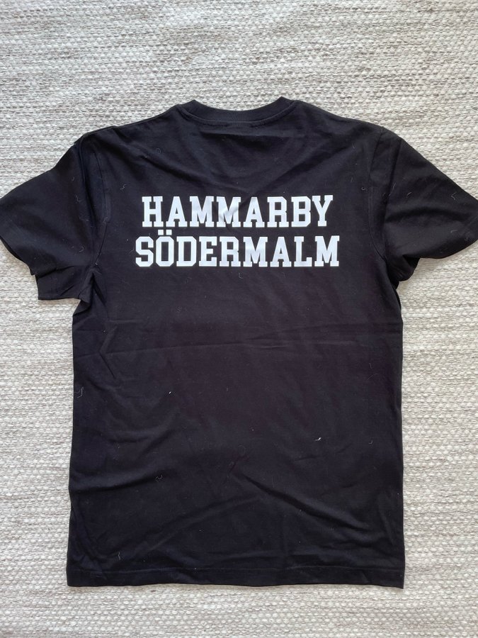 Hammarby svart t-shirt, L-storlek