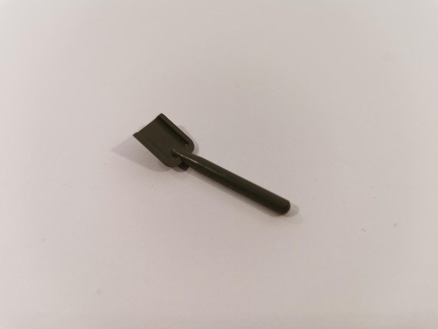 Lego - tillbehör - redskap - spade - part 3837 - mörkgrå (old dark gray)