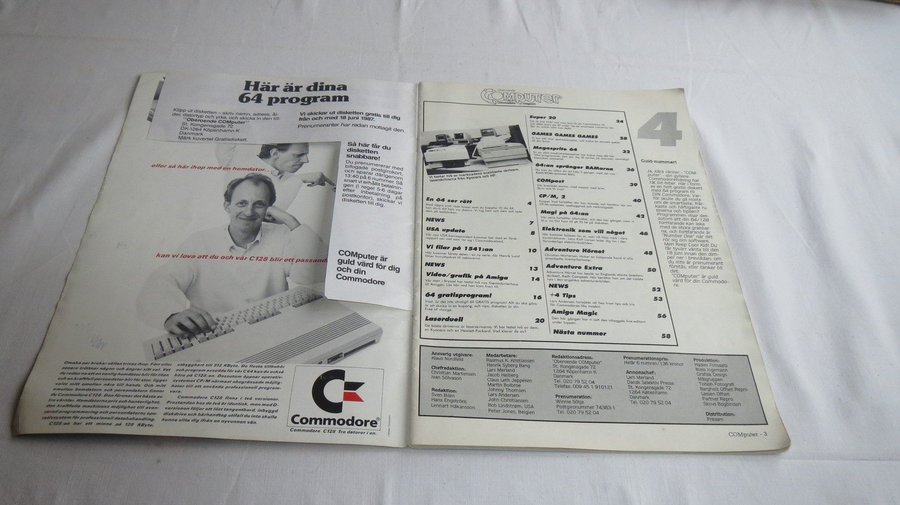 TIDNING / Oberoende COMPUTER NR 4 - 1987 - Commodore magasin