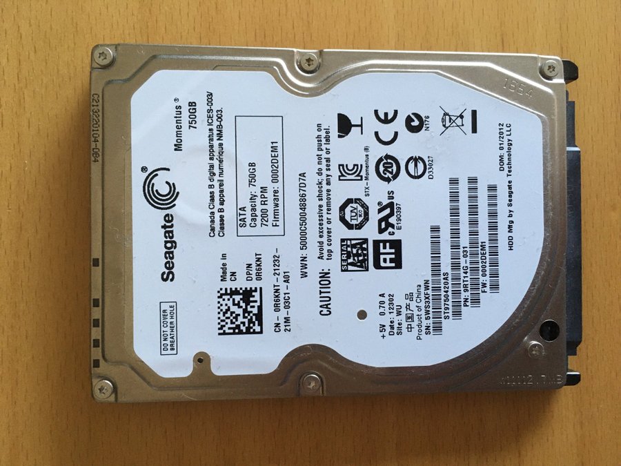 320GB och 750GB - 7200rpm - Hitachi och Seagate - SATA