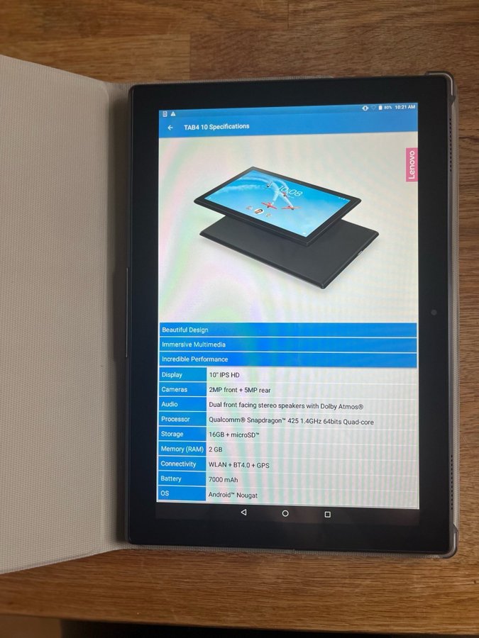 Lenovo Tab4 10