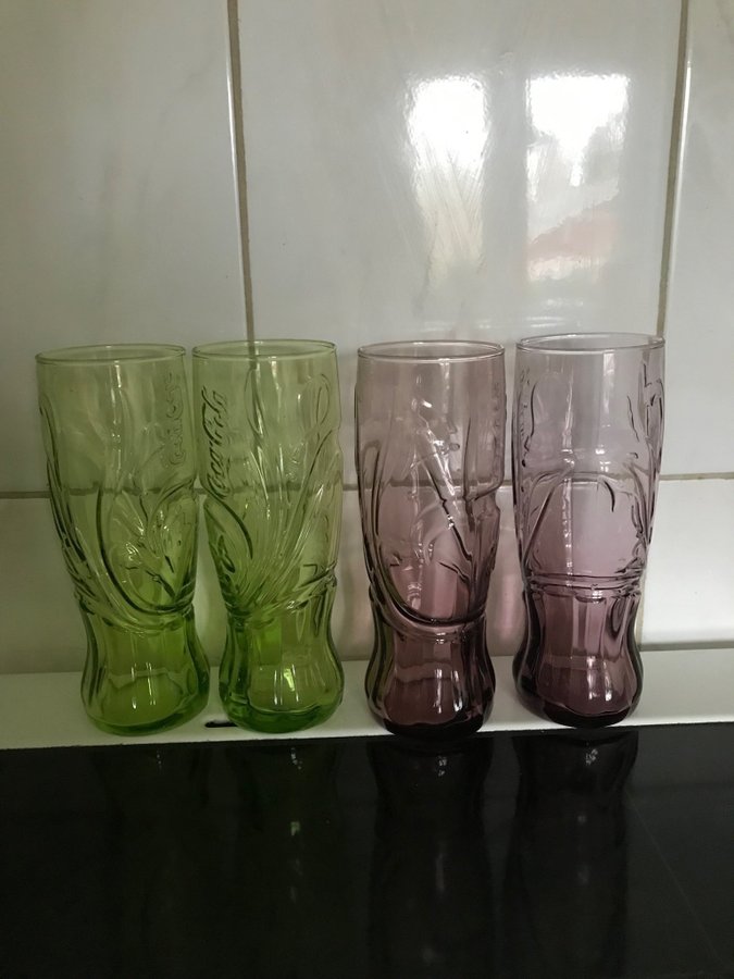 Coca-Cola glas. 4 st