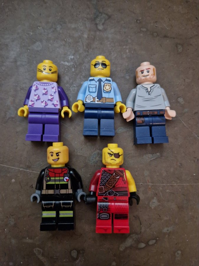 5 st Lego figurer