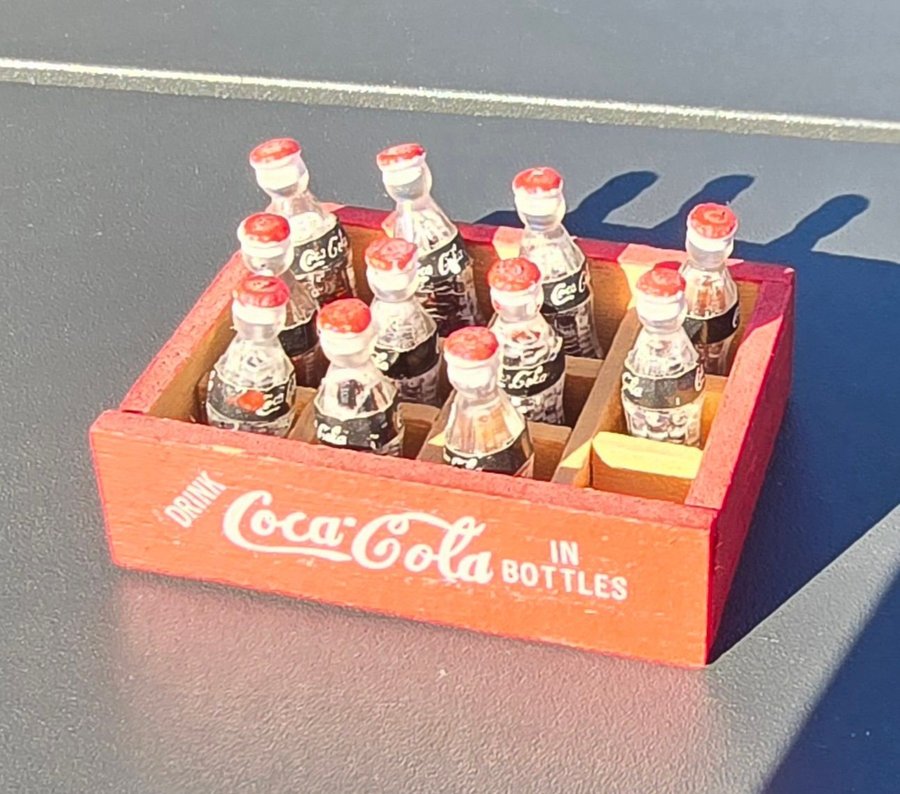 Coca-Cola Miniatyrer till dockhus