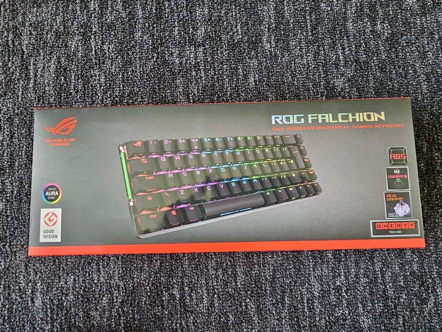 ASUS ROG Falchion 65% MX Brown Wireless tangentbord