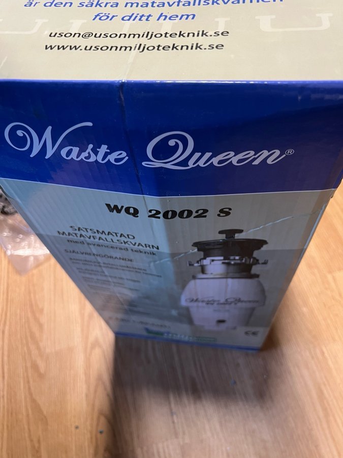 Waste Queen WQ 2002 S Avfallskvarn USON MILJÖTEKNIK