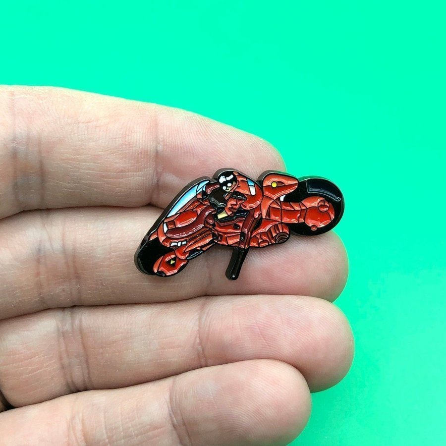 AKIRA Enamel Pin | Shotaro Kanedas Bike | Anime Manga | Hard Enamel | Japan