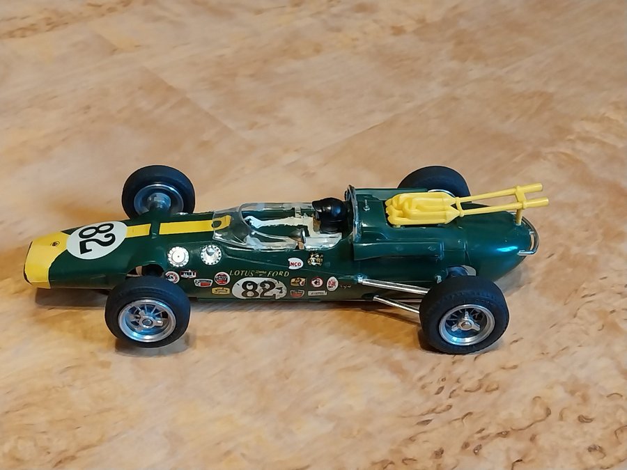 Vintage Monogram 1/24 Indy Lotus Type 38 Slot Car. Original ask.