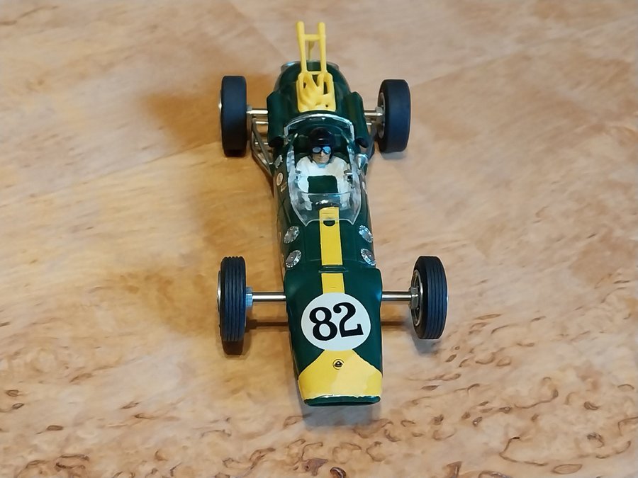 Vintage Monogram 1/24 Indy Lotus Type 38 Slot Car. Original ask.