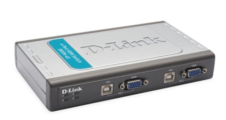 D-Link 4-Port KVM Switch DKVM-4U