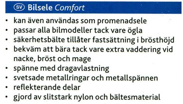 Säkra din hund i bilen Trixie Auto-Geschirr Comfort Hundsele Storlek M