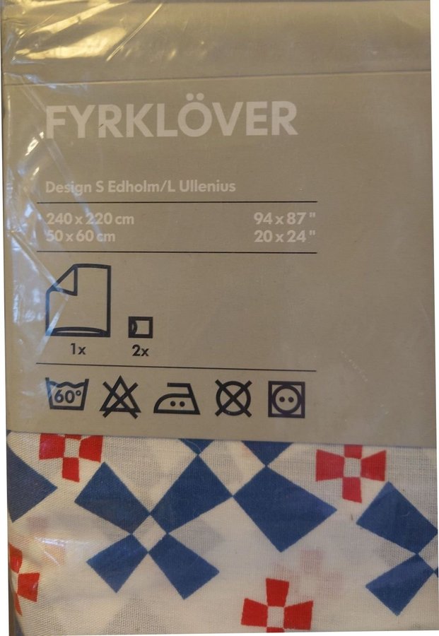 Fyrklöver Ikea nytt påslakanset för stort täcke