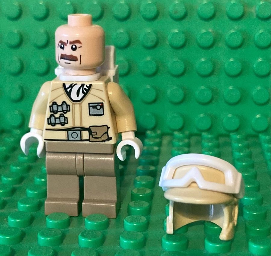 Lego - Figurer - Star Wars - Hoth Rebel Trooper Moustache