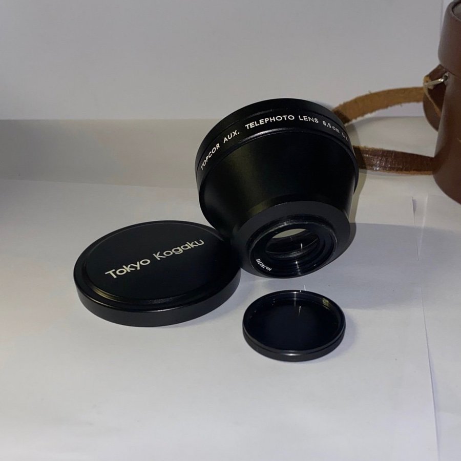 Topcor Topcon Aux Telephoto Lens 85mm 8.5cm f4