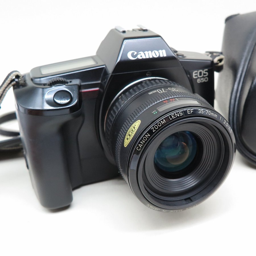 Canon EOS 650 med 35-70mm 1:3.5-4.5 zoomobjektiv