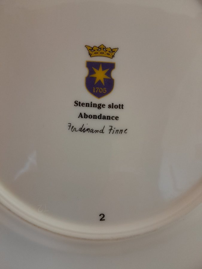 Steninge Slott Abundance Tallrik