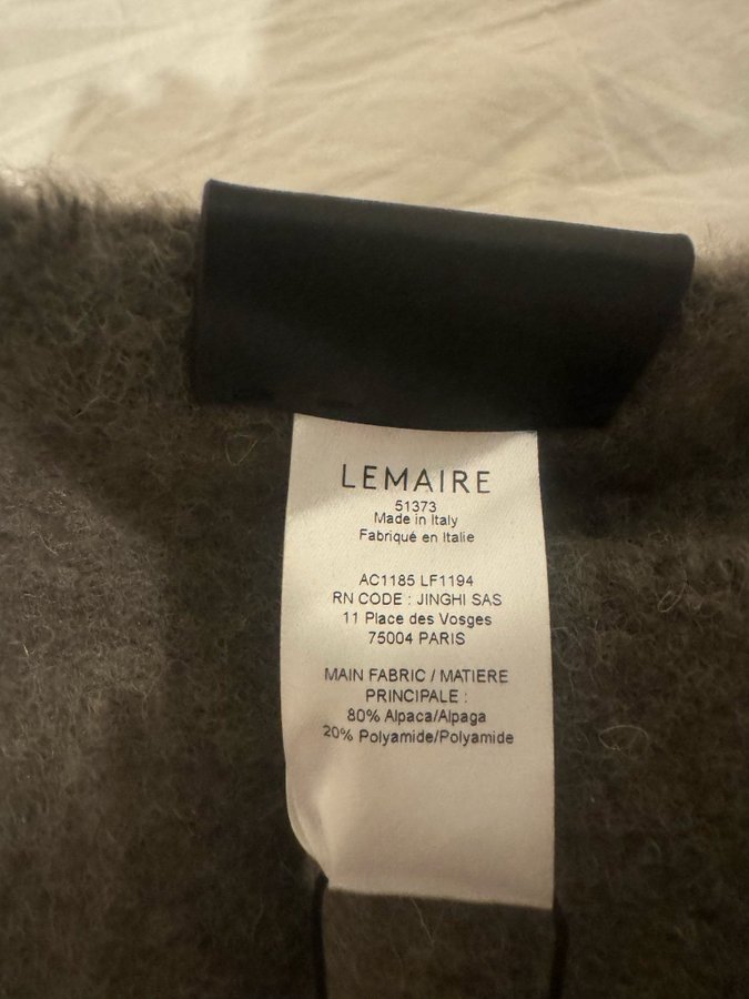 Lemaire grå halsduk, unisex maxi fluffy scarf