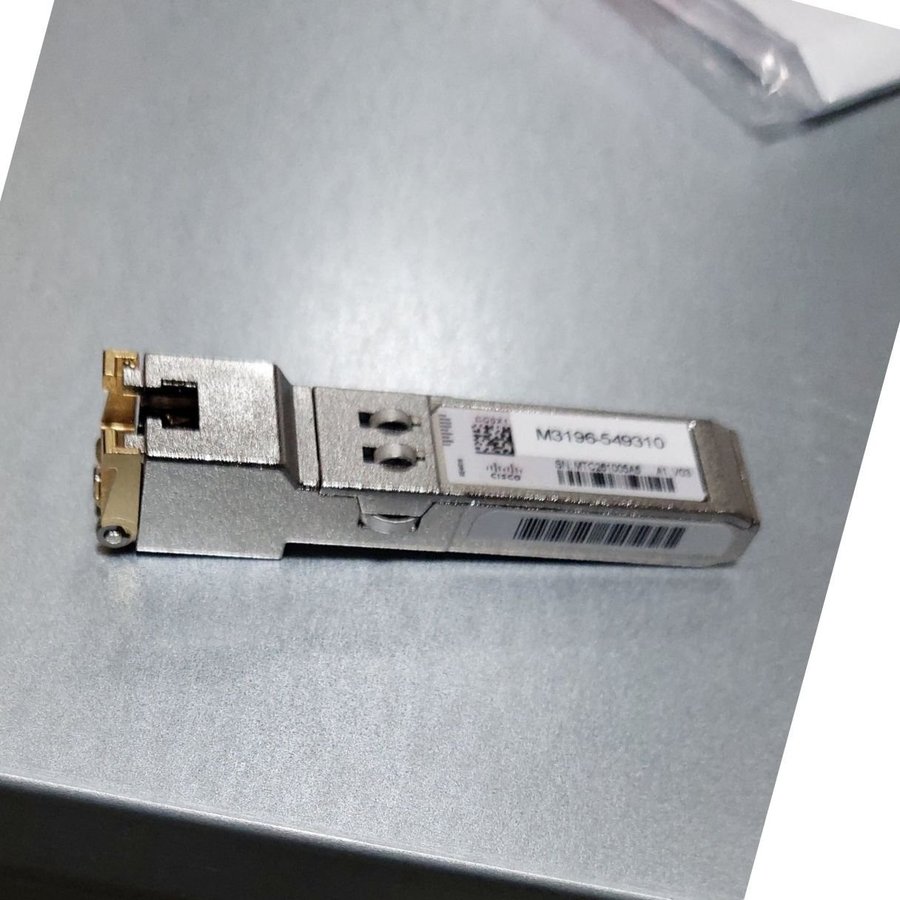 2 st Cisco 1000BASE-T SFP transceiver rj45