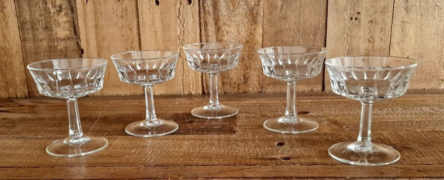 Cristal d'Arques darques sherryglas starkvin champagneglas Regency Regence 5st