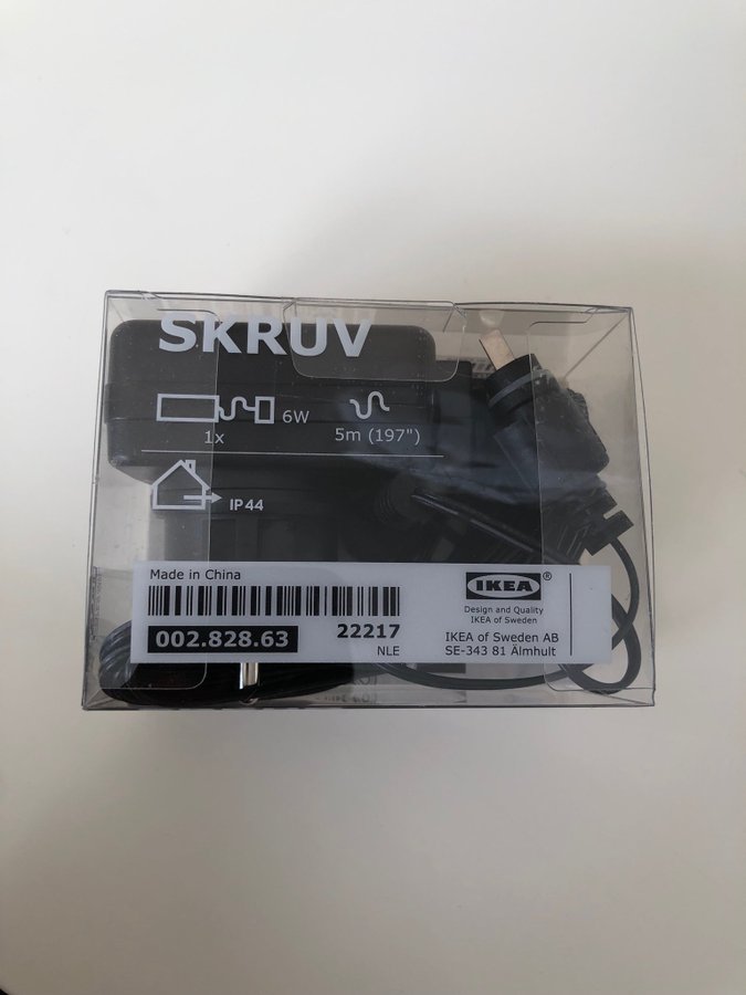 Adapter/transformator SKRUV IKEA HELT NY !