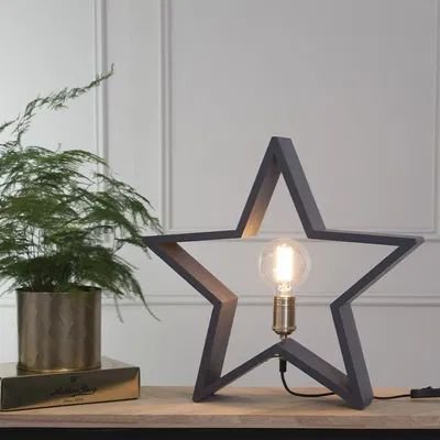 Stjärnformad lampa Adventsstjärna Lysekil Star Trading 50x47cm