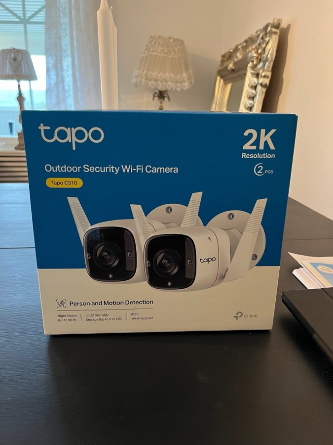 TP-link Tapo C310 Trådlös övervakningskamera 2-pack