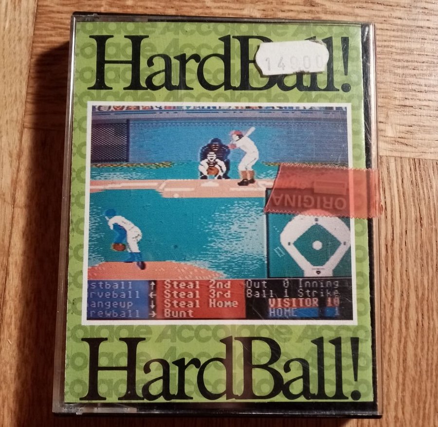 HardBall! (US Gold - Accolade) ->TESTAD<- Commodore 64 / C64 Spel