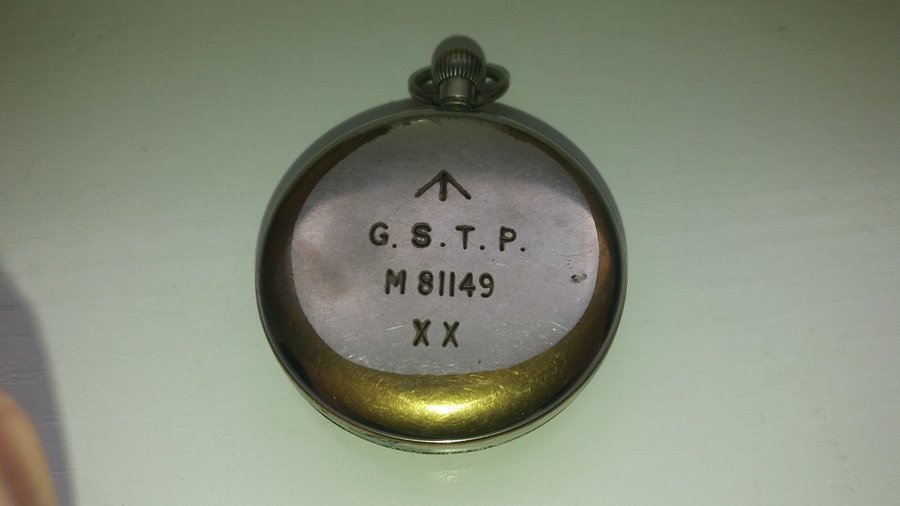 Military pocket watch GSTP'' Moeris '' Switzerland for Great Britain ~1940s