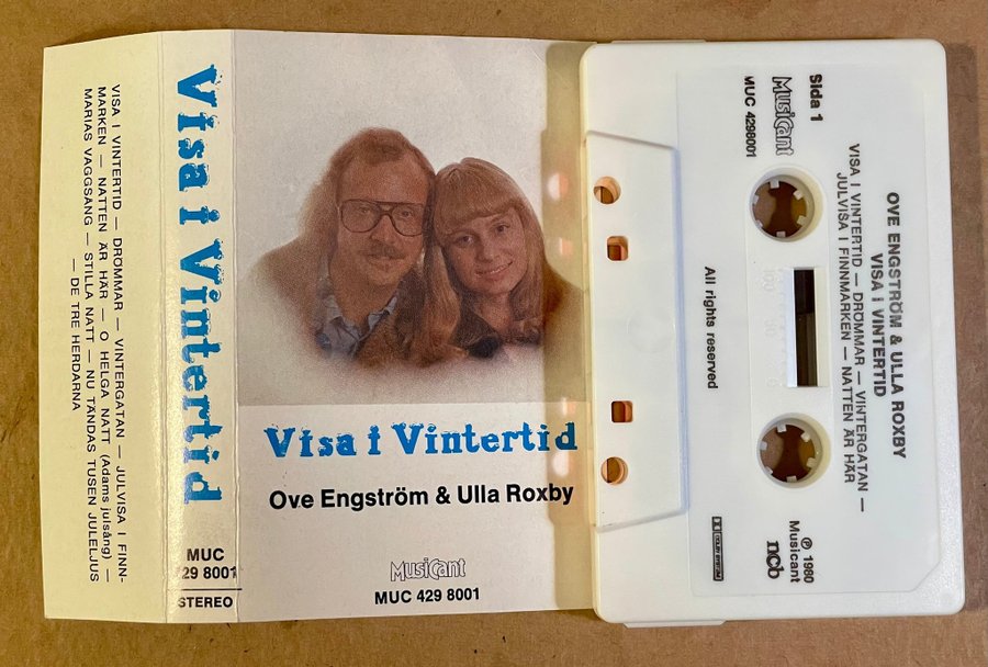 Visa i vintertid - Ove Engström  Ulla Roxby Kassettband 1980