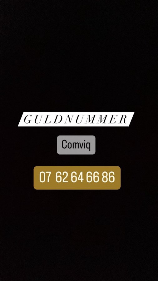 Guldnummer comviq