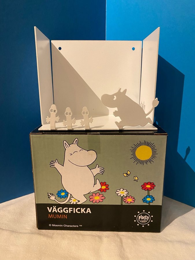 Väggfack Mumin vit