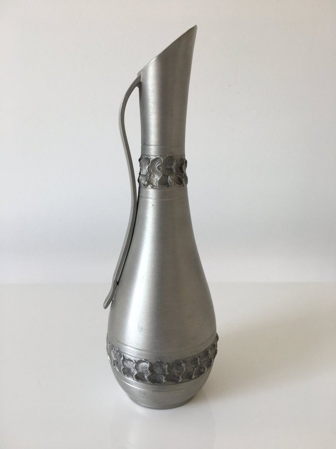 Perletinn Norway Vintage Norwegian Pewter Vase