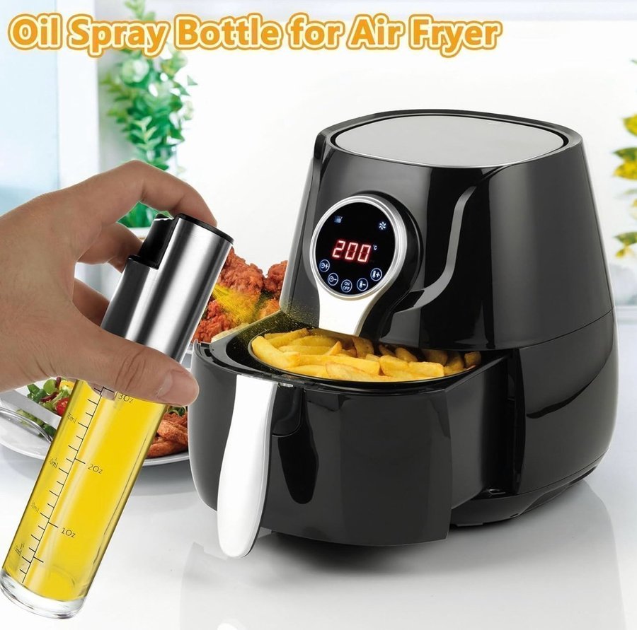 Sprayflaska olja vinäger airfryer 100 ml 2 pack