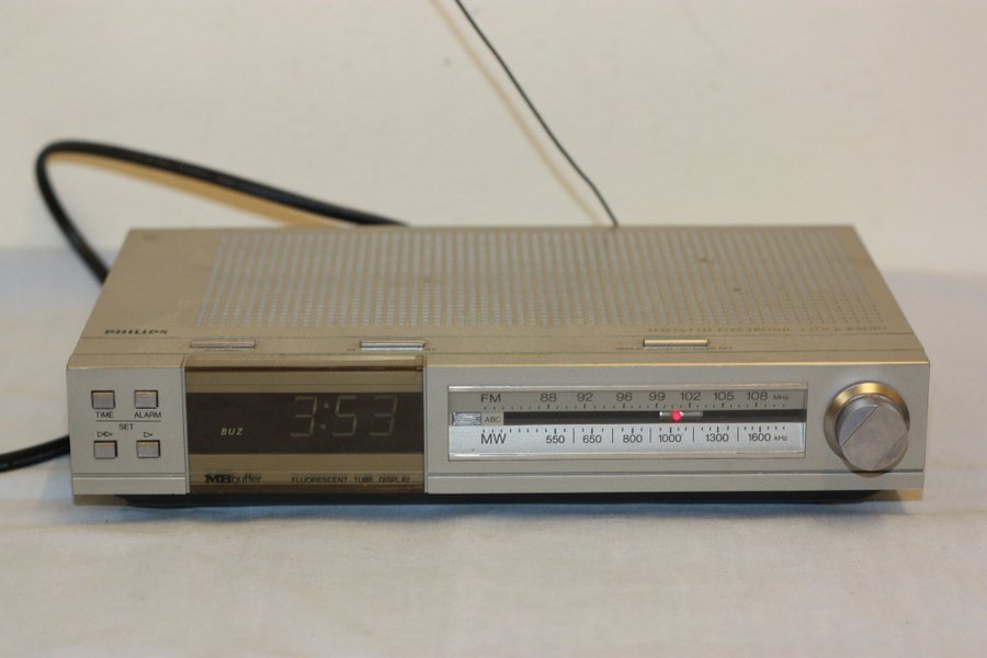 Philips klockradio D 3210FTD electric radio