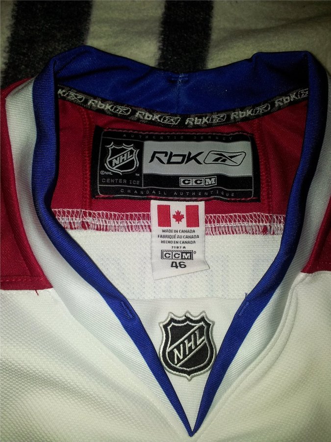 Montreal Canadiens - Authentic White Jersey #79 Markov, stl: 46.