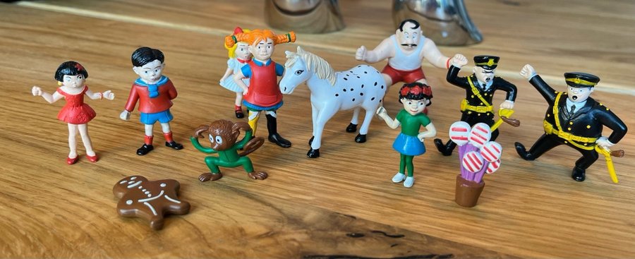 Pippi Långstrump figurer