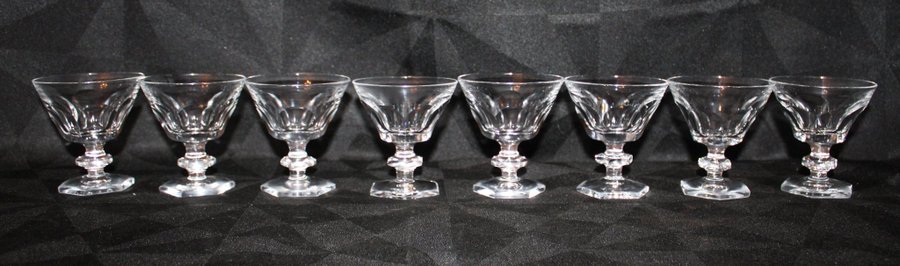 Boda "Turin" 8 st. Madeiraskålar / likörglas - Fritz Kallenberg Vintage