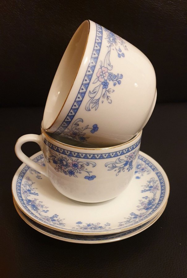 2 ST KOPPAR  FAT  US PORCELAINWARE