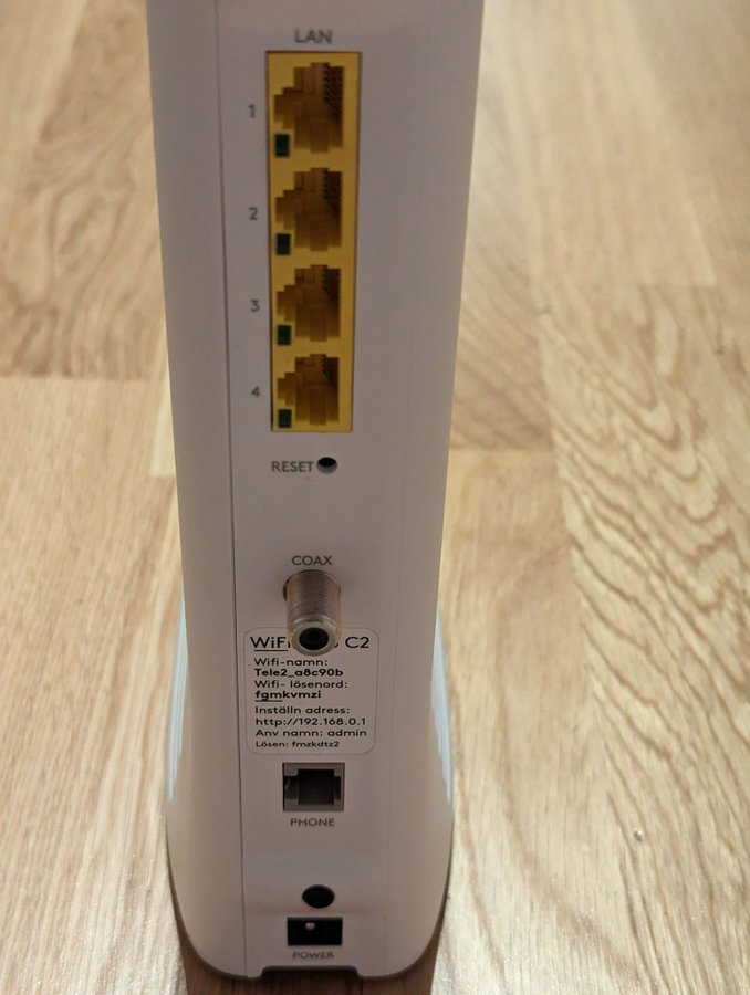 Tele 2 / Comhem Modem/Router C2 WiFi