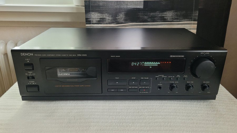 Denon DRM-650S kassettdäck i mkt bra skick