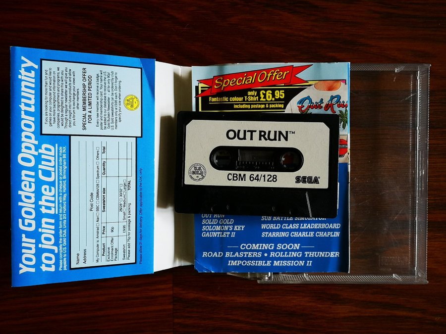 Out Run (C64/Commodore 64)