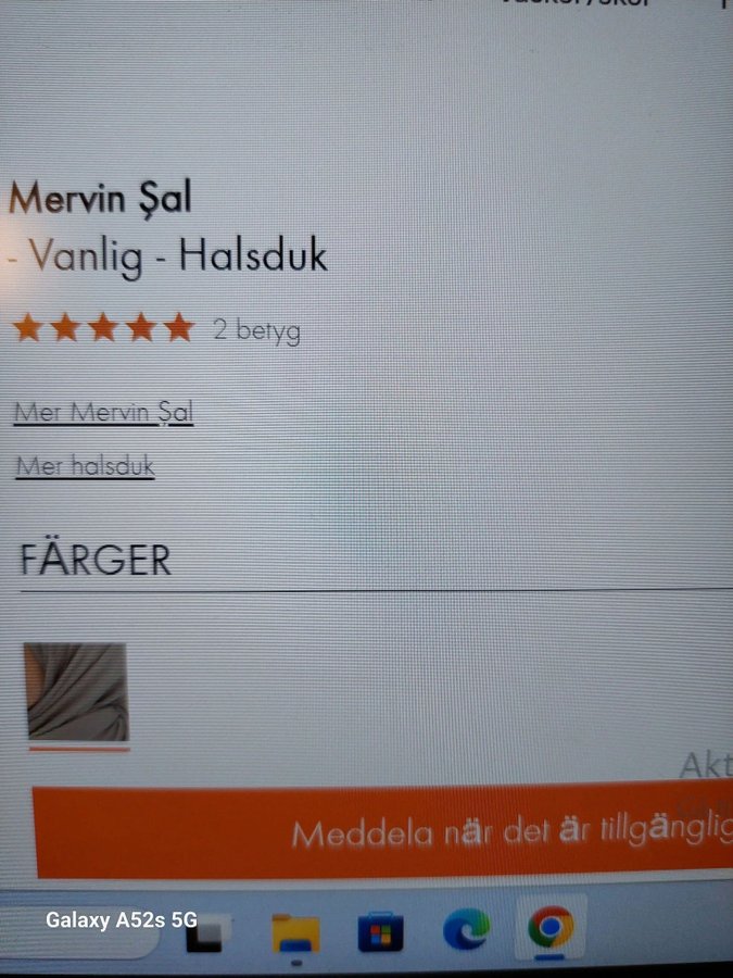 Mervin halsduk/sjal i beige