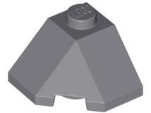 Dark Bluish Gray Wedge 2 x 2 (Slope 45 Corner) - LEGO - 13548