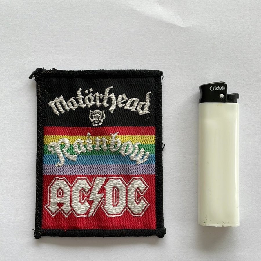 Motörhead rainbow ac/dc patch