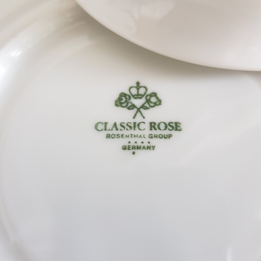 Rosenthal Classic Rose Group Germany Art Deco Stil .5 st. Koppar  Fat