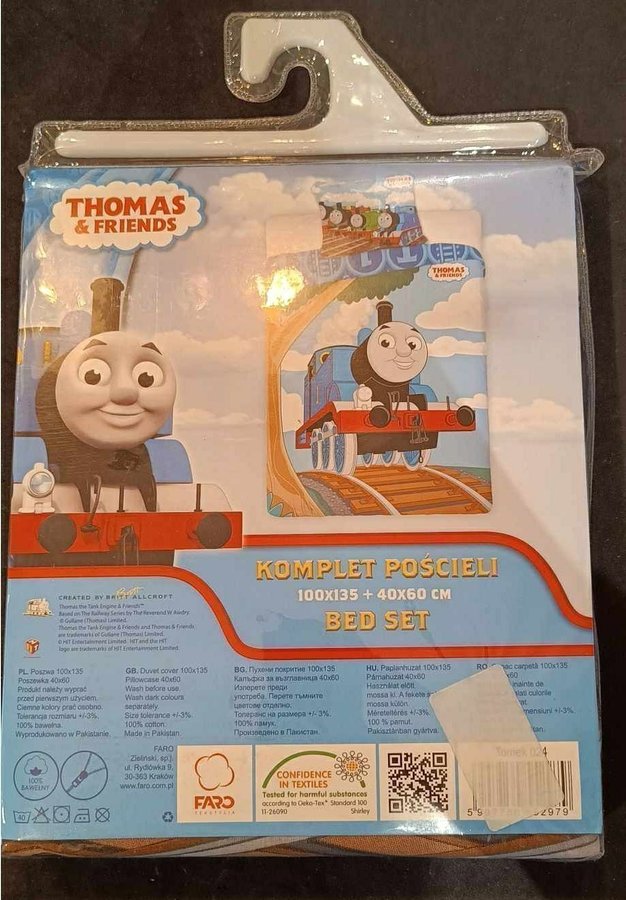 Thomas tåg bäddset påslakan och örngott Thomas and friends nytt inplastat