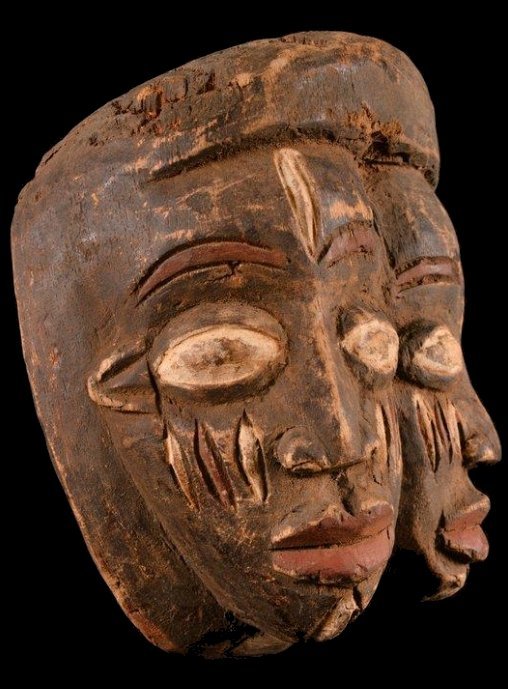 Afrikansk Yoruba-Nigeria mask