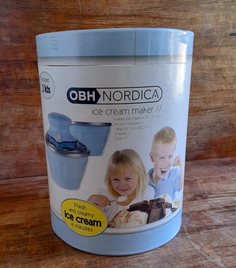 Ny Glassmaskin OBH Nordica 6623 Retro design Present!