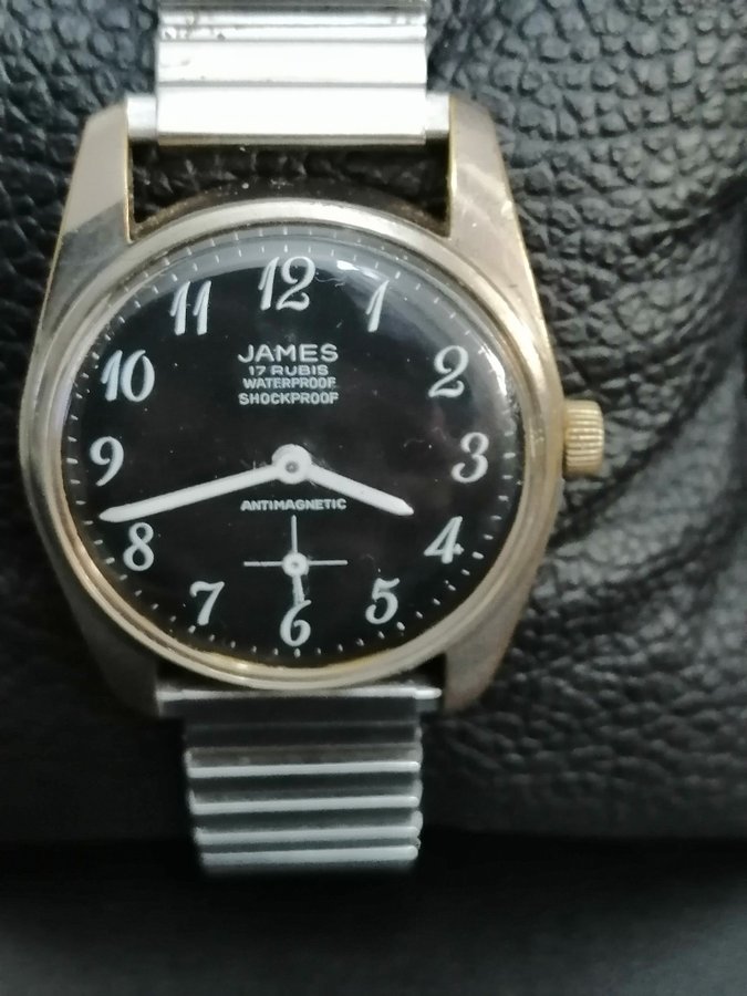 Äldre James 17 Rubis mekaniskt Armbandsur