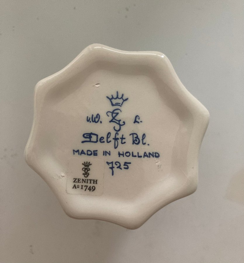 Delft Bl. Zenith Delftware